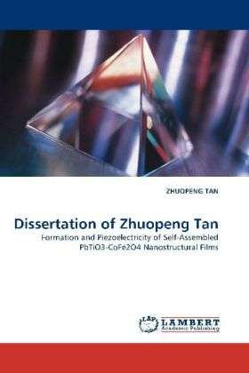 Cover for Tan · Dissertation of Zhuopeng Tan (Bog) (2010)