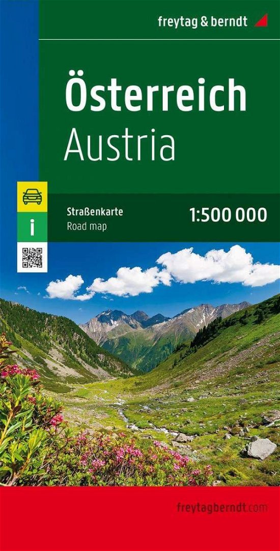 Cover for Freytag &amp; Berndt · Austria Road Map 1:500 000 (Kartor) (2018)