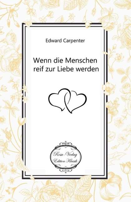 Cover for Carpenter · Wenn die Menschen reif zur Li (Book)