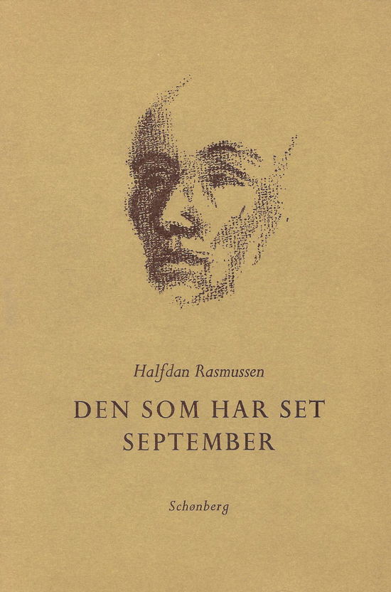 Cover for Halfdan Rasmussen · Den som har set september (Sewn Spine Book) [1º edição] (1968)