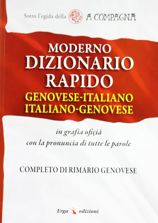 Cover for Aa.Vv. · Moderno Dizionario Rapido Genovese-Italiano Italiano-Genovese (Book)