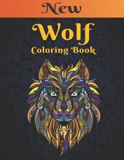 Cover for Qta World · Coloring Book Wolf (Paperback Bog) (2020)