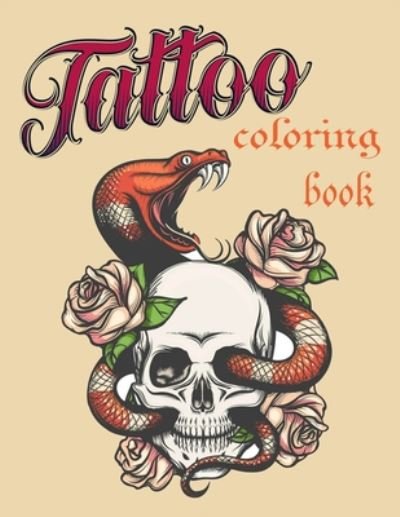 Cover for Fl0wers B00k · Tattoo coloring book (Paperback Bog) (2020)