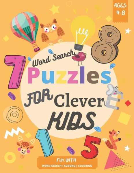 Cover for Khnibrou Yassine · Word Search Puzzles for Clever Kids 4-8 (Paperback Book) (2020)