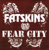 Cover for Fatskins / Fear City · Fatskins / Fear City Split (7&quot;) (2016)
