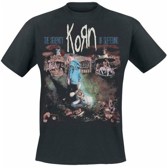 Cover for Korn · Dark Circus Slim Fit T-shirt Black (2x) (MERCH)