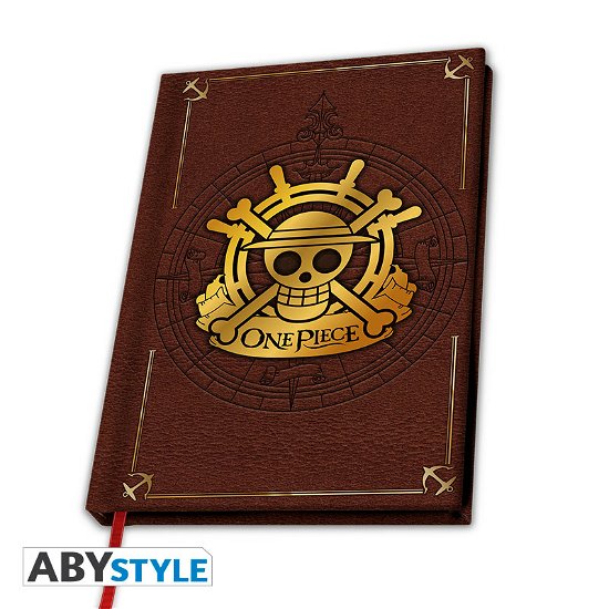 Cover for P.Derive · One Piece - Premium A5 Notebook Skull (Stationery) (2023)