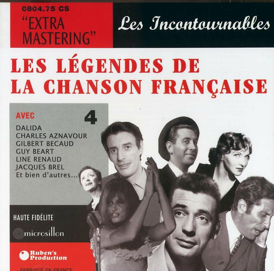 Cover for Les Légendes De La Chanson Française Vol. 4 (CD) (2011)