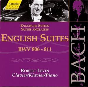 Cover for Robert Levin · * BACH:Englische Suit.BWV806-811 (CD) (2000)