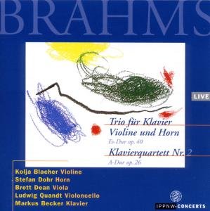 Cover for Johannes Brahms (1833-1897) · Horntrio op.40 (CD) (2010)