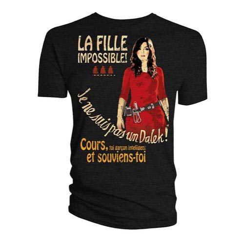 Cover for Doctor Who · Doctor Who: La Fille Impossible (T-Shirt Donna Tg. L) (N/A) [size L] [Black - Ladies edition]