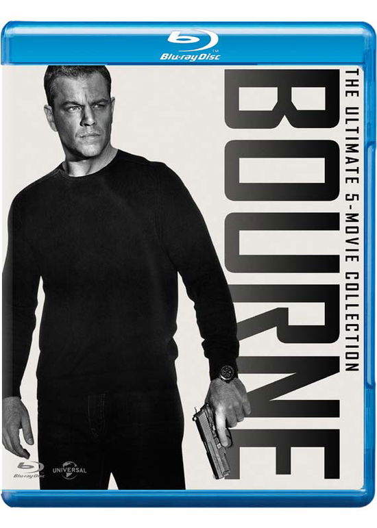 Cover for Bourne (5 Film) Movie Collection (Blu-Ray) (2016)