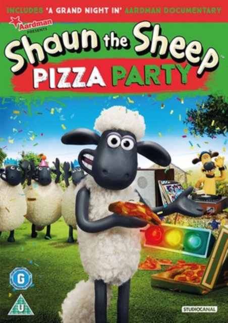 Cover for Shaun the Sheep  Pizza Party · Shaun The Sheep –  Pizza Party (DVD) (2017)