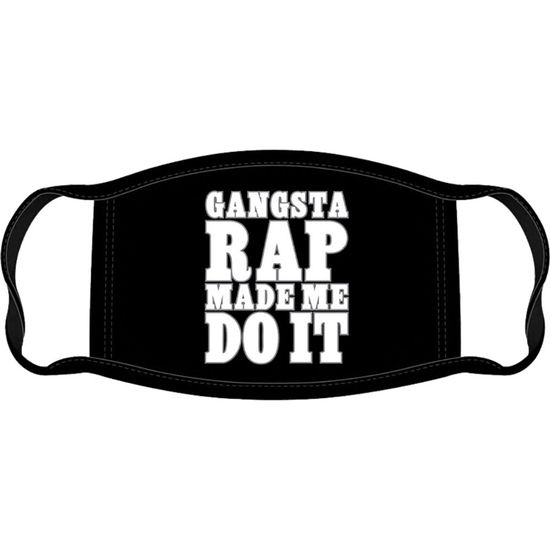 Cover for Ice Cube · Ice Cube Face Mask: Gangsta Rap (Black) (MERCH) [Black edition] (2020)