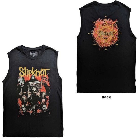 Slipknot Unisex Tank T-Shirt: Come Play Dying (Back Print) - Slipknot - Mercancía -  - 5056561081137 - 