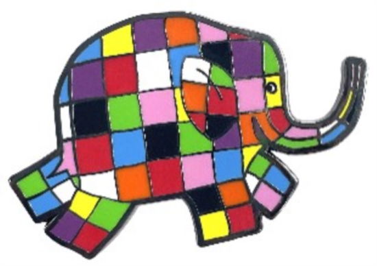 Elmer Jumping Left Sew On Patch -  - Merchandise - Pawprint Family - 5060769431137 - May 3, 2023