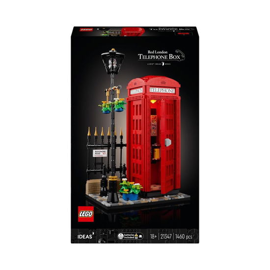 Cover for Lego Ideas · Red London Telephone Box (21347.) (Zabawki)