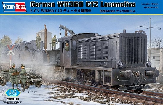 Cover for Hobby Boss · 1/72 German Wr360 C12 Locomotive (Legetøj)
