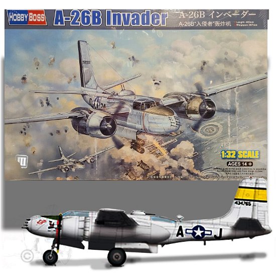 Cover for Hobby Boss · 1/32 A-26B Invader (Legetøj)