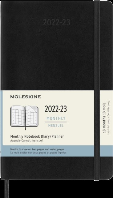 Moleskine 2023 18month Monthly Large Sof - Moleskine - Other - MOLESKINE - 8056598851137 - March 17, 2022