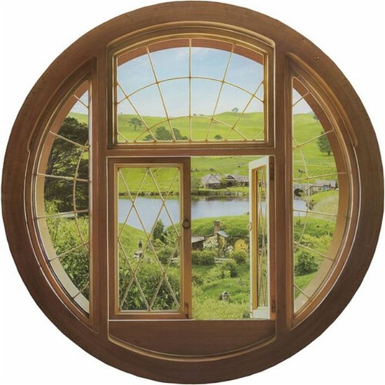 Hobbit Wall Decal - Hobbit Hole Window - Other - Merchandise -  - 9420024729137 - 31. oktober 2019