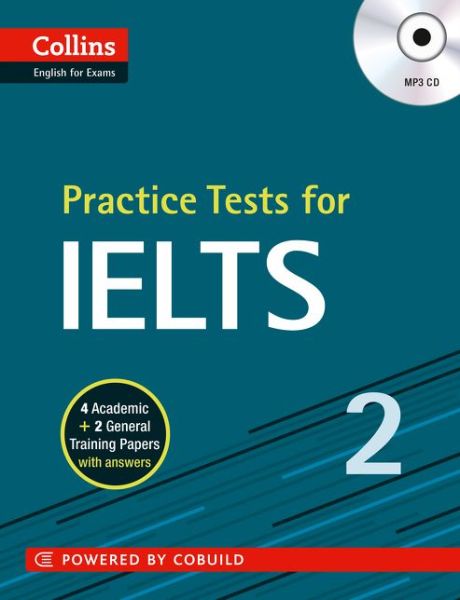 Cover for IELTS Practice Tests Volume 2: With Answers and Audio - Collins English for IELTS (Paperback Book) (2015)
