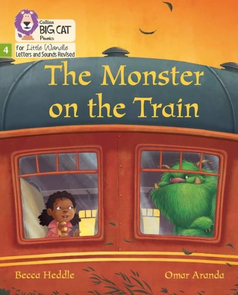 Cover for Becca Heddle · The Monster on the Train: Phase 4 Set 2 - Big Cat Phonics for Little Wandle Letters and Sounds Revised (Paperback Book) (2021)