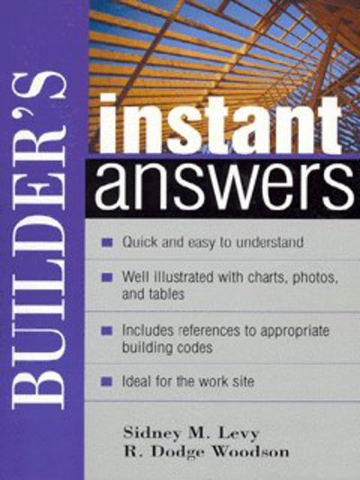 Cover for R. Dodge Woodson · Builder's Instant Answers (Taschenbuch) (2003)