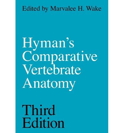 Cover for Libbie Henrietta Hyman · Hyman's Comparative Vertebrate Anatomy (Paperback Book) [New ed of 3 Revised edition] (1992)