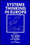 Systems Thinking in Europe -  - Bøger - Springer - 9780306440137 - 31. august 1991