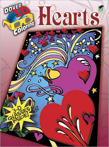 3-D Coloring Book - Hearts - Dover 3-D Coloring Book - Foldvary-Anderson Foldvary-Anderson - Bøker - Dover Publications Inc. - 9780486490137 - 15. desember 2012