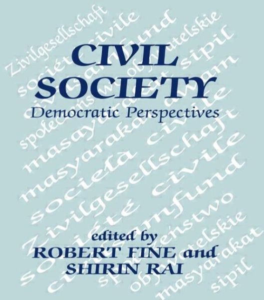 Cover for Robert Fine · Civil Society: Democratic Perspectives (Paperback Book) (1997)