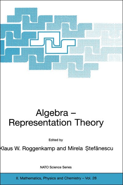 Cover for Klaus W Roggenkamp · Algebra - Representation Theory - NATO Science Series II: Mathematics, Physics and Chemistry (Hardcover bog) [2001 edition] (2001)