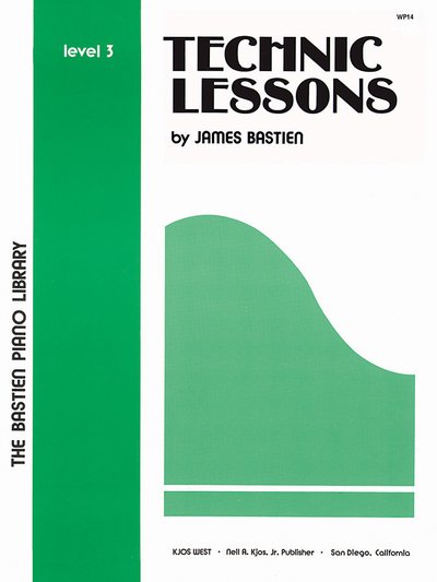Cover for James Bastien · Technic Lessons Level 3 - The Bastien Piano Library (Partitur) (1976)