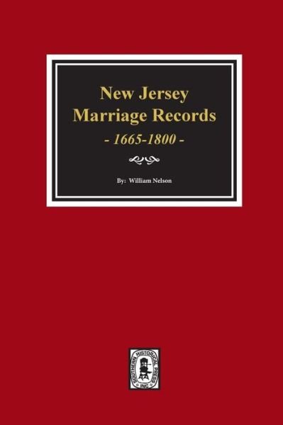 Cover for New Jersey Marriage Records, 1665-1800. (Paperback Book) (2018)