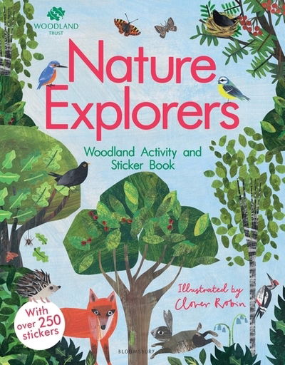 Cover for Clover Robin · The Woodland Trust: Nature Explorers Woodland Activity and Sticker Book (Paperback Book) (2019)