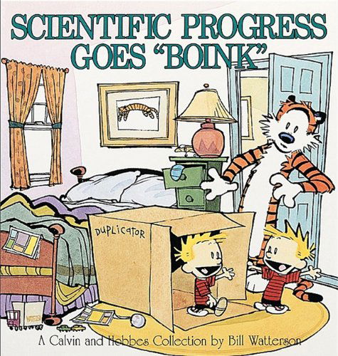 Cover for Bill Watterson · Scientific Progress Goes &quot;&quot;boink&quot;&quot; (Turtleback School &amp; Library Binding Edition) (Calvin and Hobbes (Pb)) (Innbunden bok) (1991)