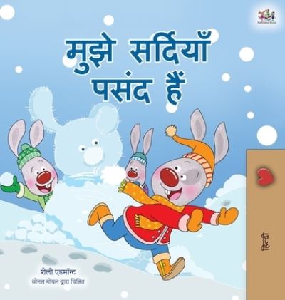 Cover for Shelley Admont · I Love Winter (Hindi Children's Book) (Hardcover Book) (2021)