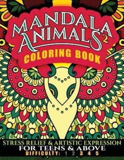 Cover for N D Author Services · Mandala Animals 2 Coloring Book (Paperback Bog) (2017)