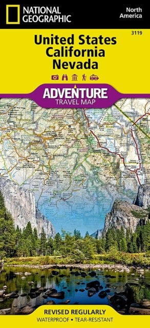 Cover for National Geographic Maps · United States, California And Nevada Adventure Map (Landkarten) (2023)