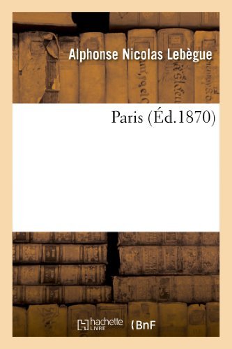Cover for Lebegue-a · Paris (Paperback Bog) [French edition] (2013)