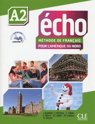 Cover for Jacques Pecheur · Echo: pour l'Amerique du Nord A2 - Livre de l'eleve + DVD (Pocketbok) (2019)