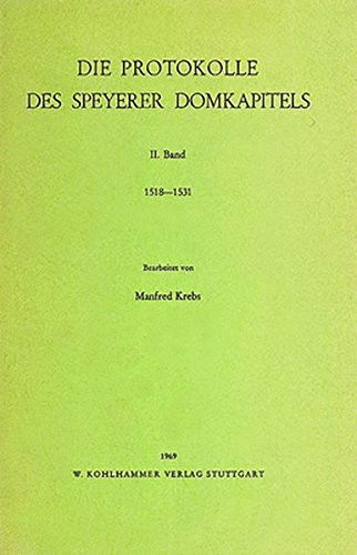 Cover for Krebs · Die Protokolle des Speyerer Domka (Book) (1982)