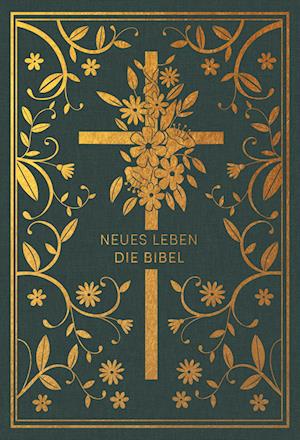 Cover for Neues Leben. Die Bibel - Golden Grace Edition, Waldgrün (Book) (2022)