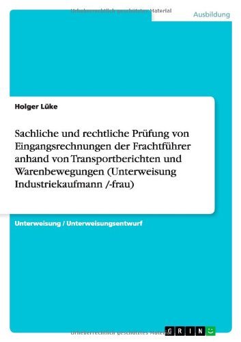 Cover for Lüke · Sachliche und rechtliche Prüfung v (Bog) [German edition] (2013)