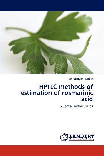 Cover for Dhrubajyoti Sarkar · Hptlc Methods of Estimation of Rosmarinic Acid: in Some Herbal Drugs (Paperback Bog) (2012)
