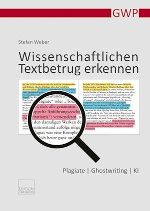 Cover for Stefan Weber · Wissenschaftlichen Textbetrug erkennen (Book) (2024)