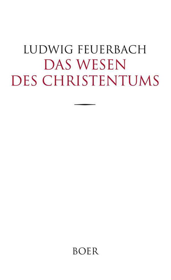 Cover for Feuerbach · Das Wesen des Christentums (Book)