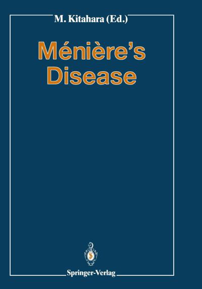 Cover for Masaaki Kitahara · Meniere's Disease (Taschenbuch) [Softcover reprint of the original 1st ed. 1990 edition] (2011)