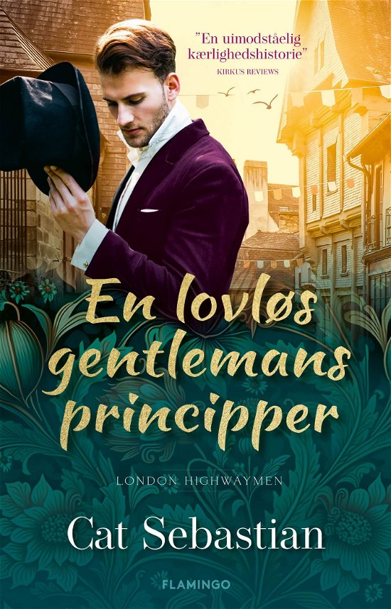Cover for Cat Sebastian · London Highwaymen: En lovløs gentlemans principper (Sewn Spine Book) [1º edição] (2024)